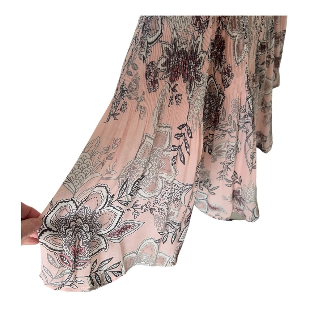 Spense Floral Paisley Pink Women's Top - Picture 5 of 6